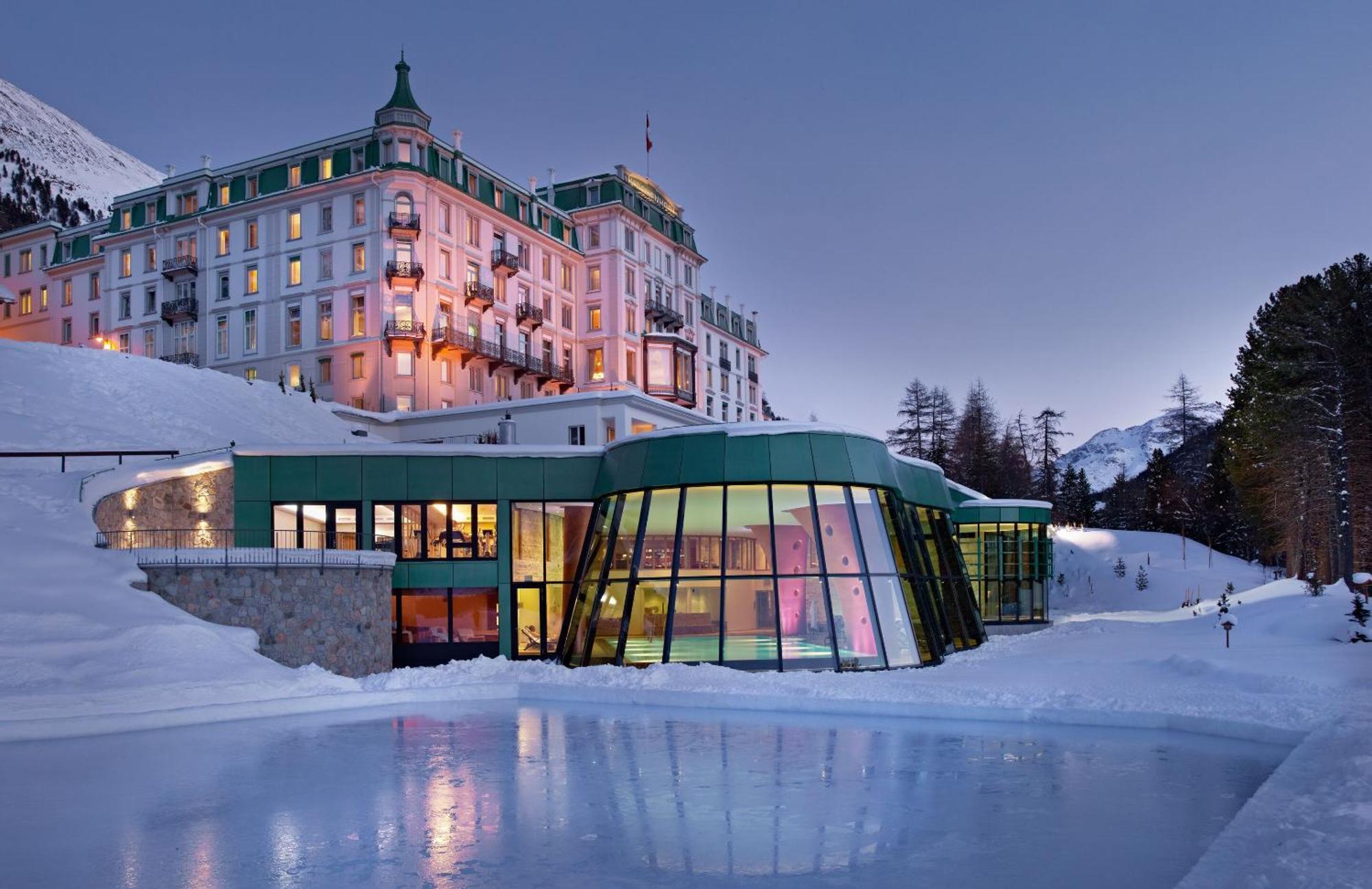 Grand Hotel Kronenhof Pontresina Buitenkant foto