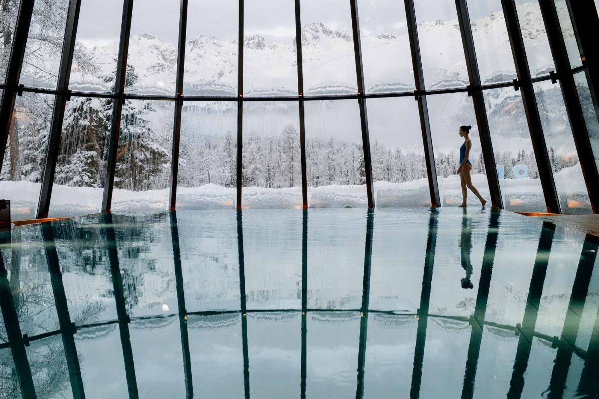 Grand Hotel Kronenhof Pontresina Buitenkant foto