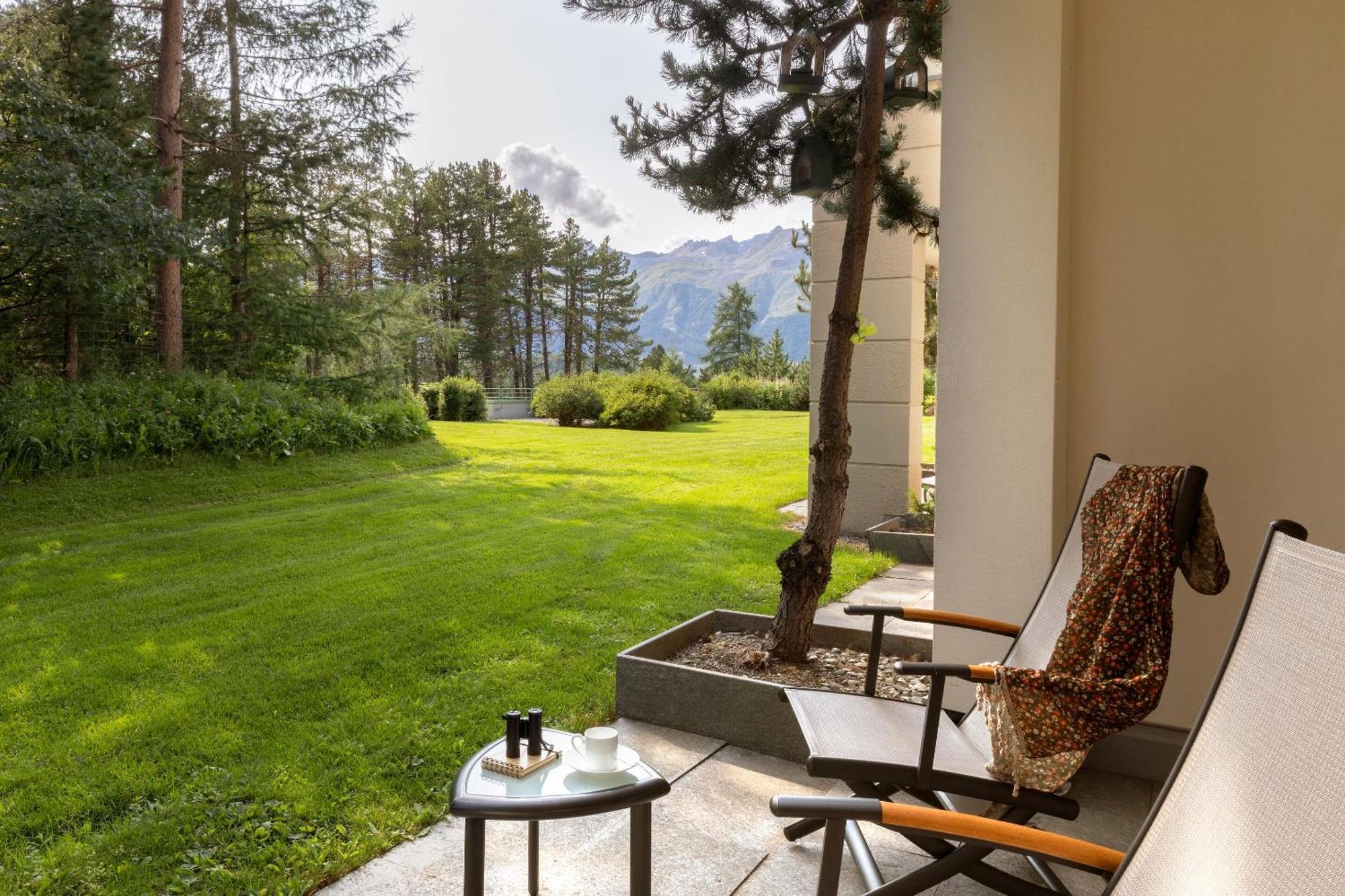 Grand Hotel Kronenhof Pontresina Buitenkant foto